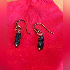 Pretty Green Handmade Earrings